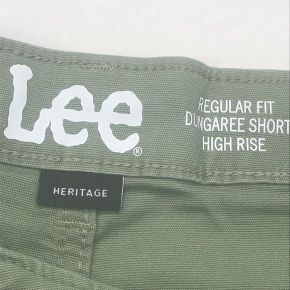 Lee Women's 20M Hi-Rise Regular Fit Deeplichengreen Utility Short New With Tags - Picture 5 of 13